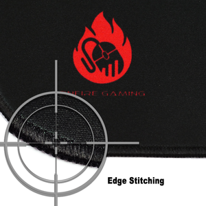 Red Dragon Gaming Mouse Pad with Edge Stitching XL OnFire Gaming