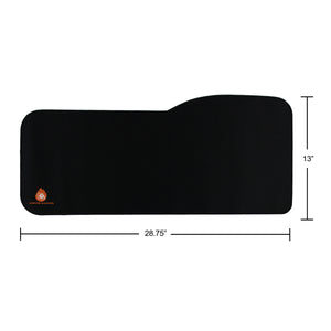 All Black OnFire Gaming Mouse Pad with Edge Stitching XL OnFire Gaming