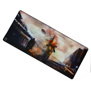 Masterpiece Artistic Abstract Gaming Mouse Mat with Edge Stitching XXL