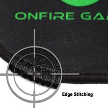 Emerald Green Dragon Gaming Mouse Pad with Edge Stitching XL OnFire Gaming