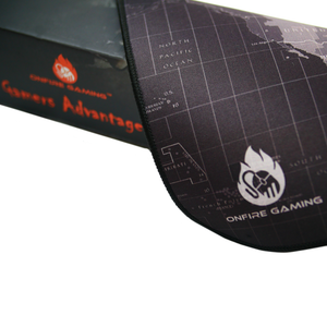 Satellite World Map OnFire Gaming Mouse Pad with Edge Stitching XL OnFire Gaming